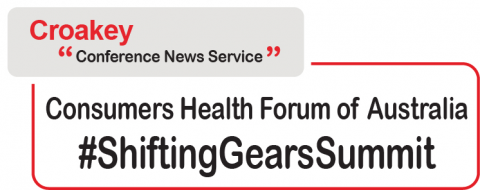 Text  on image: Croakey News Service #Shifting Gears Summit 